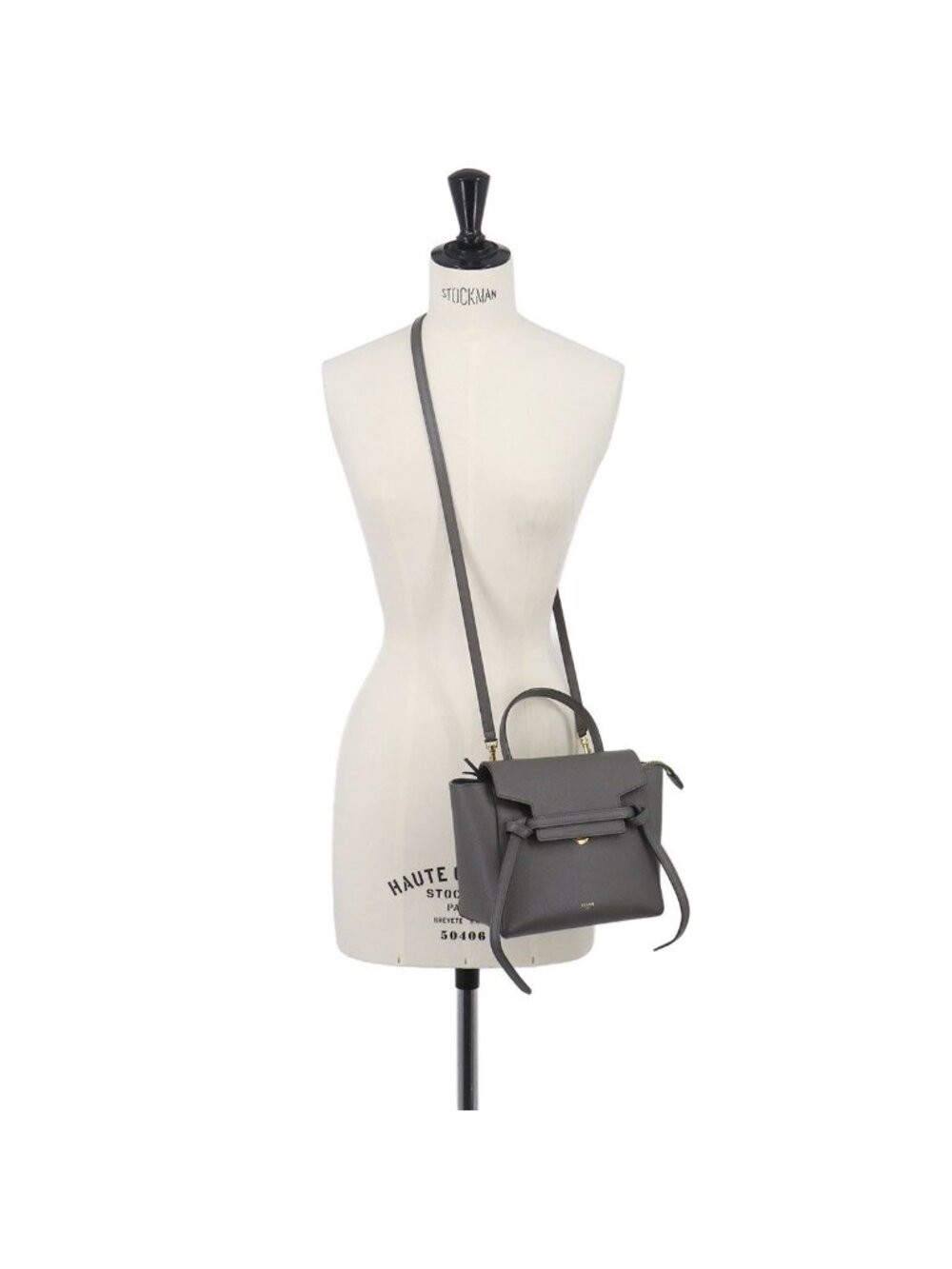★SOLD★ Celine Belt Bag Nano 2-Way Leather Gray - Picture 10 of 10